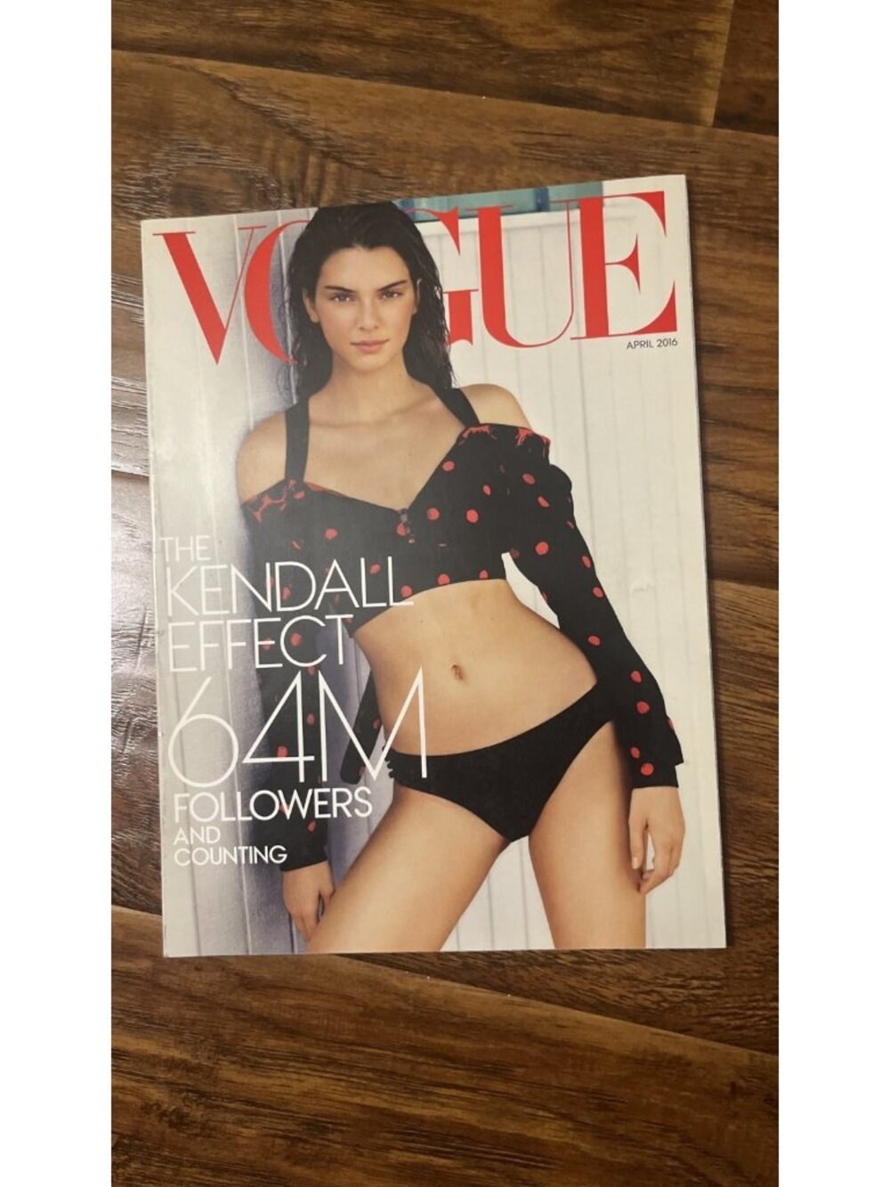 Vogue US Magazine April 2016 The Kendall Jenner Effect No Label